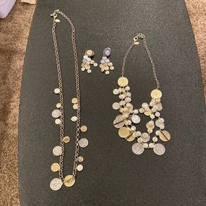 3 piece Chico’s Coin Jewelry set